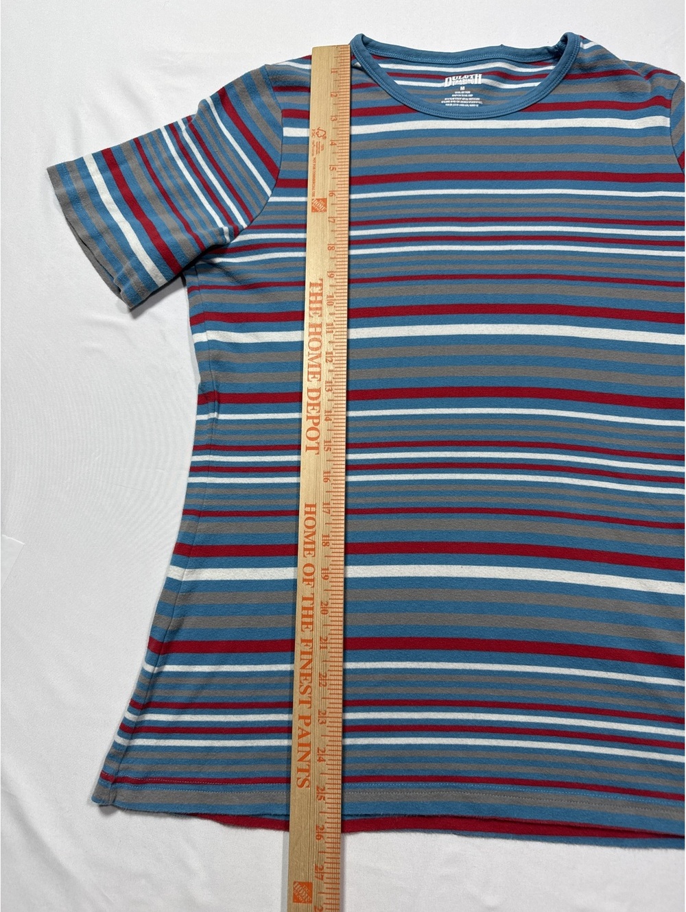 Duluth Trading Co. Medium Striped Cotton T-Shirt - Colorful, - Picture 3 of 5